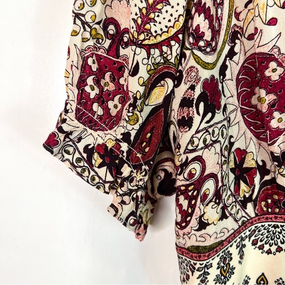 Ba&sh Zael Printed Midi Dress Size US 8 - Picture 9 of 14